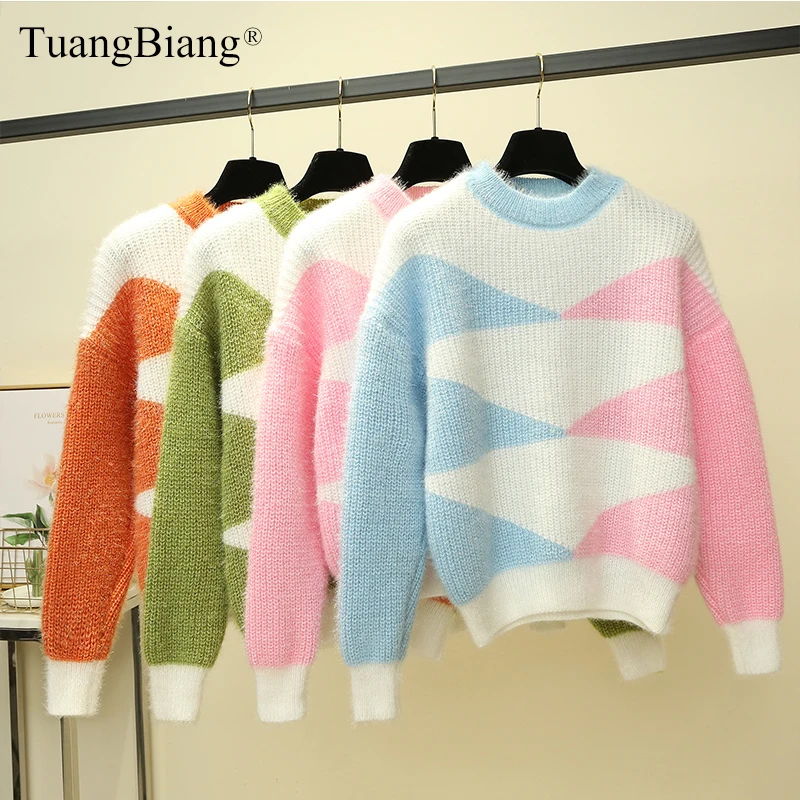 

Autumn Winter Thick women Sweaters Ladies elegant elastic warm Turtleneck sweet Pullovers Beautiful Femme Soft warm knit Jumpers