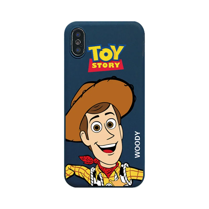 Cute Cartoon Toy Story Buzz Woody Phone Case For iPhone 6 6S 7 8 Plus X XS MAX XR Soft TPU Cover Case For iPhone 11 Pro MAX 6 S - Color: 1