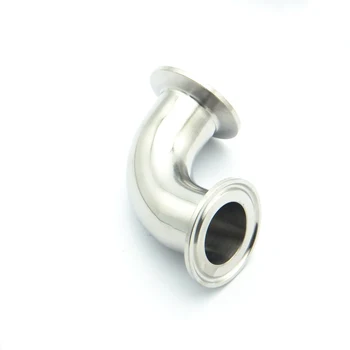 

1-1/2" 38mm OD 304 Stainless Steel Sanitary Ferrule 90 Degree Elbow Pipe Fitting For Home Brew Homebrew Fit 1.5" Tri Clamp