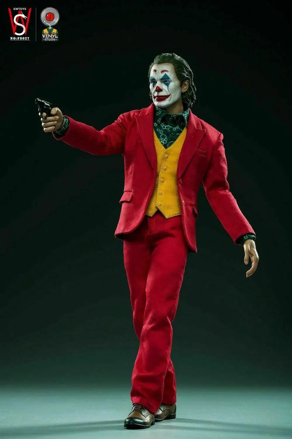 SWTOYS FS027 виниловая STUDIO-V003 1/6 масштаб Джокер клоун Хоакин фигурка