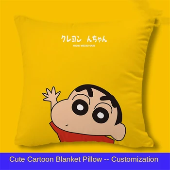 

E-FOUR Personal Personalized Add Your Photo Blanket Pillow Cute Cartoon Painting Custom Customizable Gift for Lovers Friend Baby