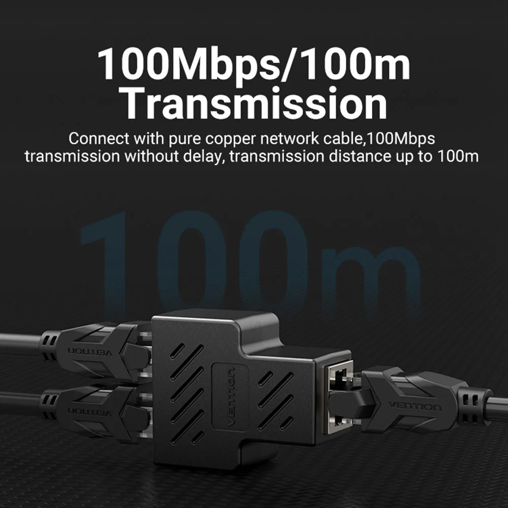 Vention RJ45 сетевой адаптер разъём разветвитель отклонения в размерах на 1 2 способа