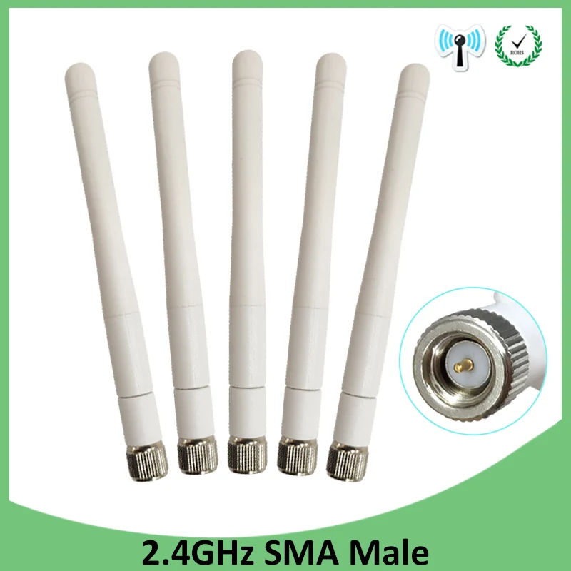 Антенна wi fi 2 дБи 3 4 ГГц штекер SMA антенна для беспроводных роутеров антенны 5