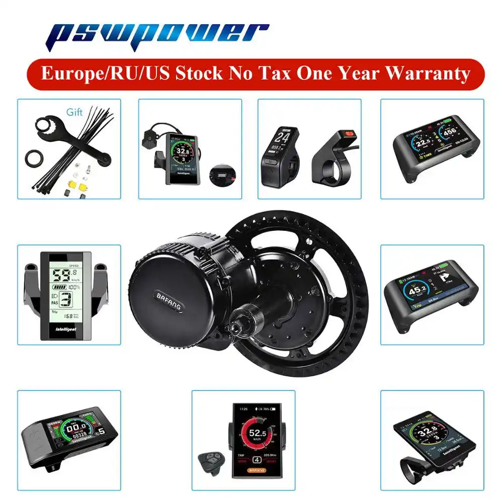 bafang 500w 48v mid drive ebike conversion kit