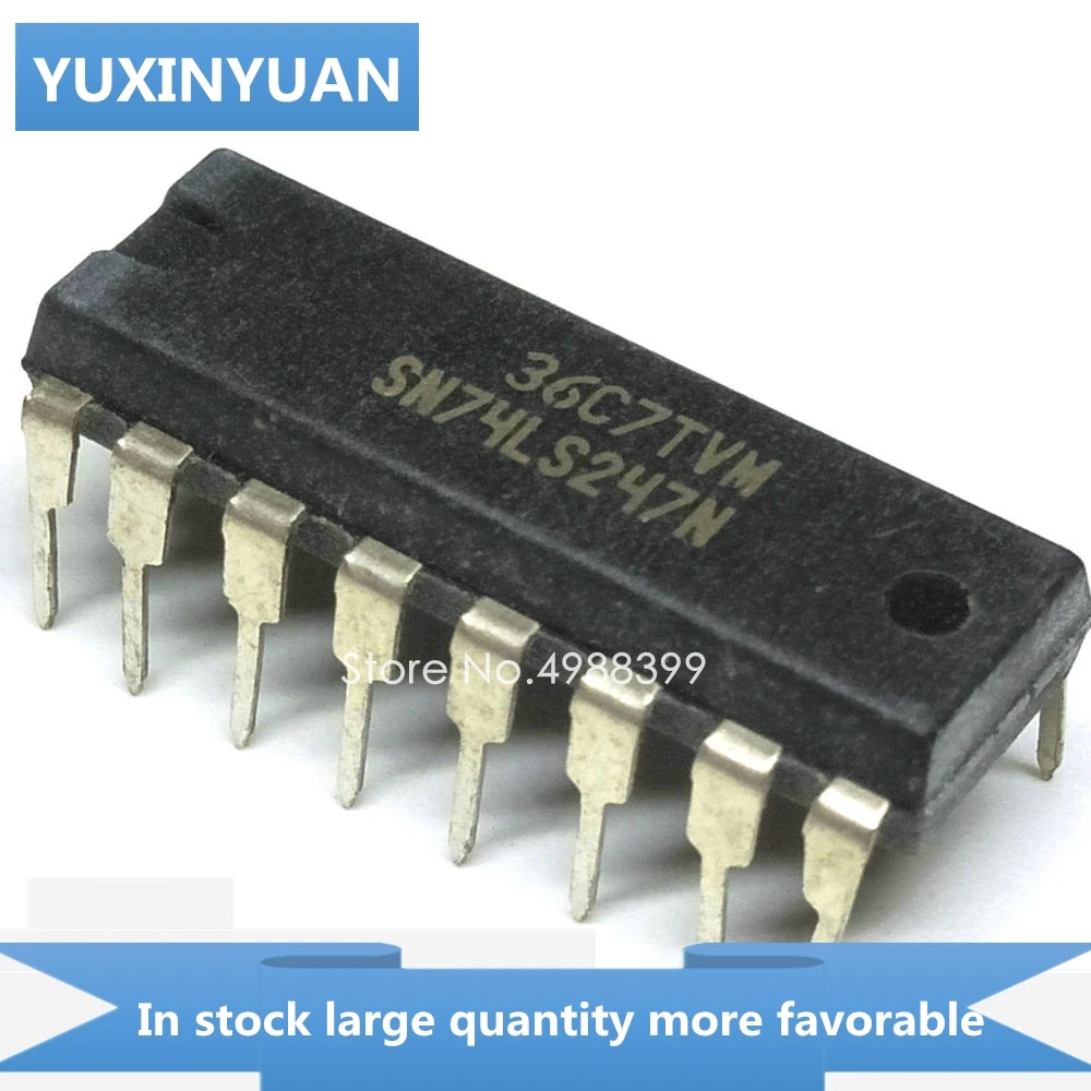 10 Pezzi SN74LS247N - Circuiti Integrati DIP16 Per Progetti Elettronici - Foto 3