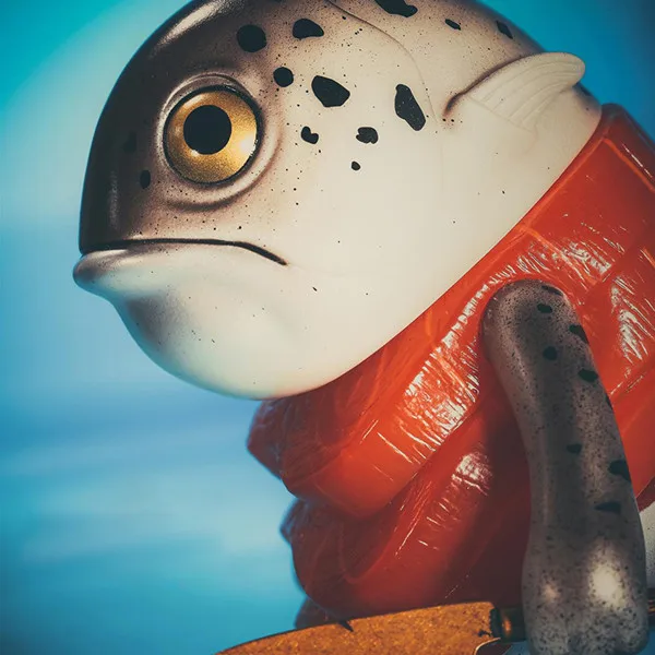 

Mame Moyashi Maguro Senpai Salmon Tuna Fish Sashimi Vinyl Figure Fashion Toy