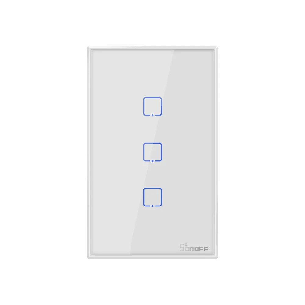 Sonoff T0 US 1/2/3 Gang Wifi переключатель умный дом дистанционное управление настенный