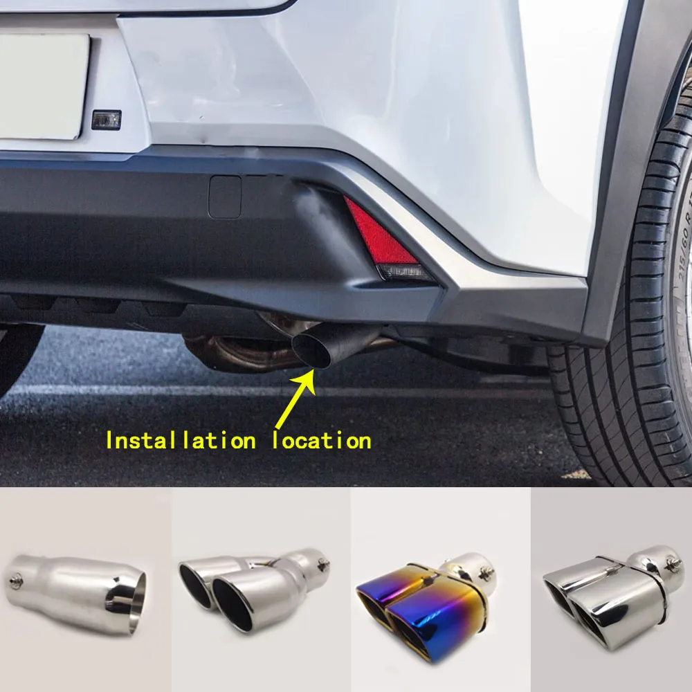 Для Lexus UX 200H 250H 260H 2019 2020 Крышка для автомобиля глушитель внешняя задняя часть