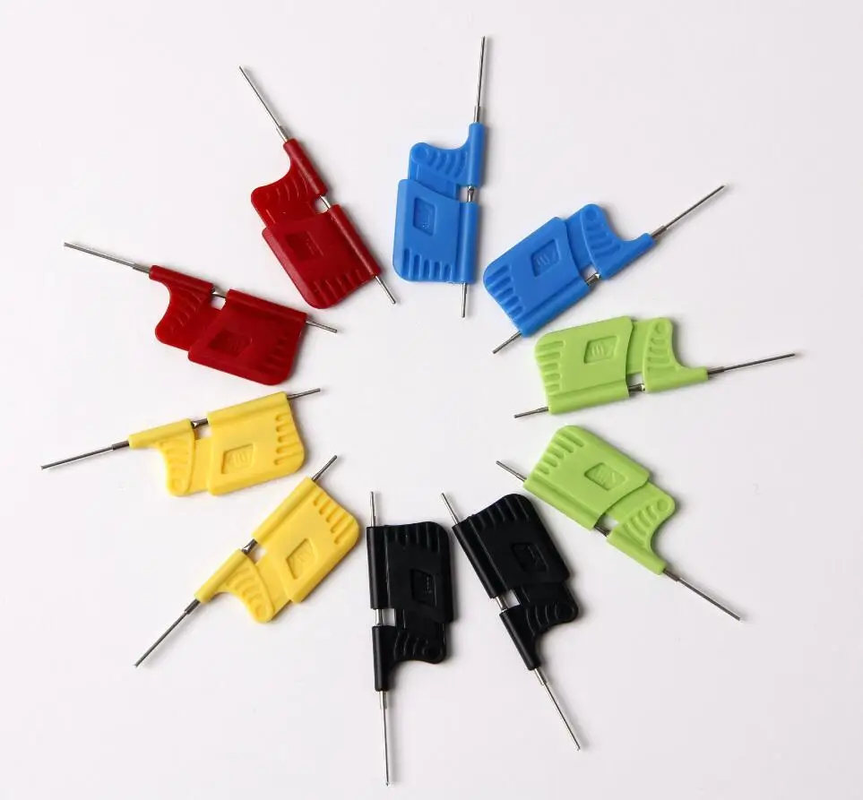 10pcs=1box Online Burning Clip Micro Chip Car Remote Key IC Foot SMD Grippers 0.3mm Pin Test | Электронные компоненты и
