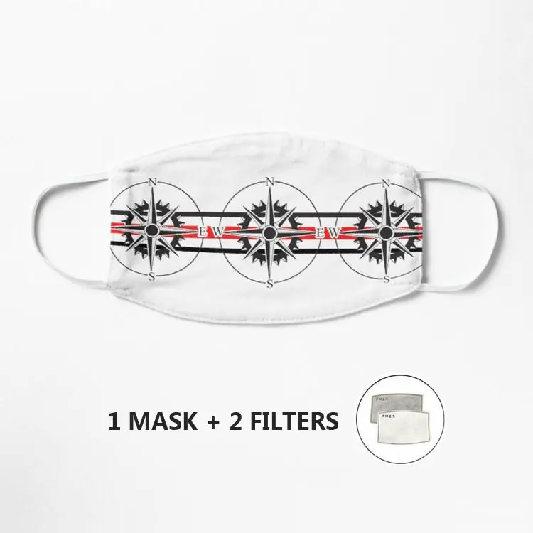 Show me the way маска PM2.5 дышащая для лица ткань защитная обложка рта стираемые