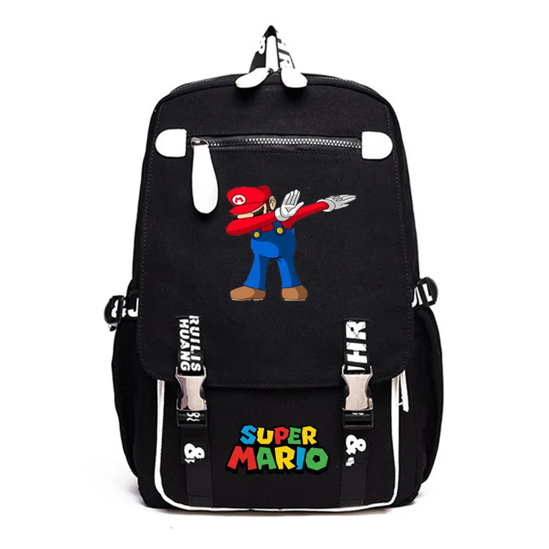 Аниме Super Mario Bro игры рюкзак сумка студенческий блокнот ноутбук школьные рюкзаки для путешествия ноутбук сумка подойдет в качестве подарка