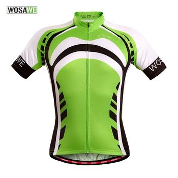 

WOSAWE Summer Cycling Jersey Quick Dry Mtb Bike Wear Short Maillot Roupa Ropa De Ciclismo Rider Bicycle Clothing for Men