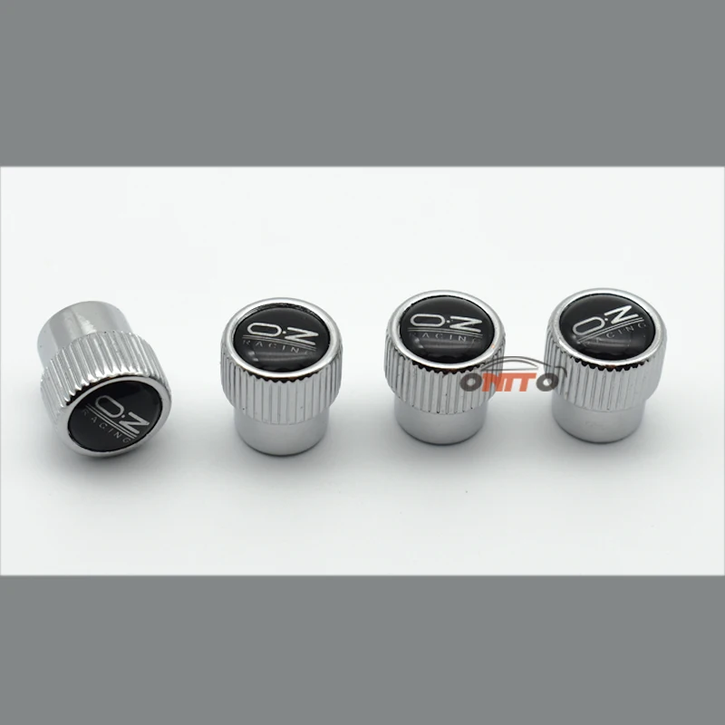 

10set 40pcs Metal OZ / o.z racing Emblem Car Tire Valve Caps Air Covers OZ Logo label car sticker wheel rim air cover