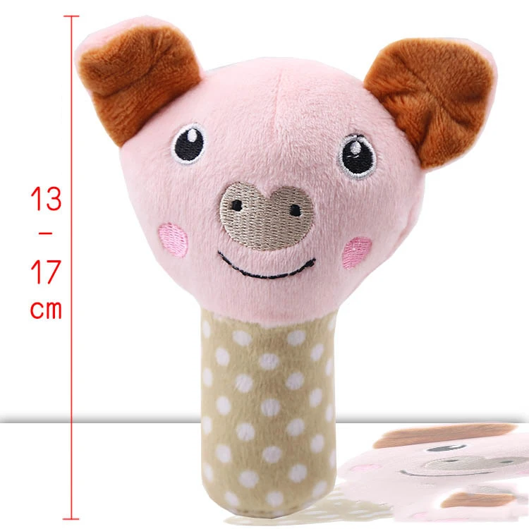 pink pig Собака жевательные Игрушки для маленьких и больших укус собаки устойчивая собака скрипучий утка игрушки интерактивный писк щенок собака игрушка товары для домашних животных - Цвет: pink pig