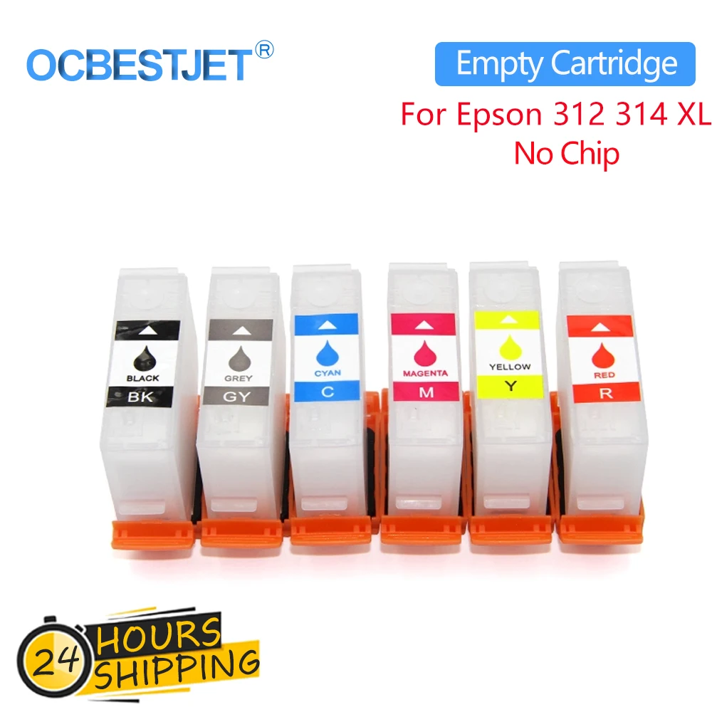 312 314 312XL 314XL 378 478 Refill Ink Cartridge Without Chip For Epson