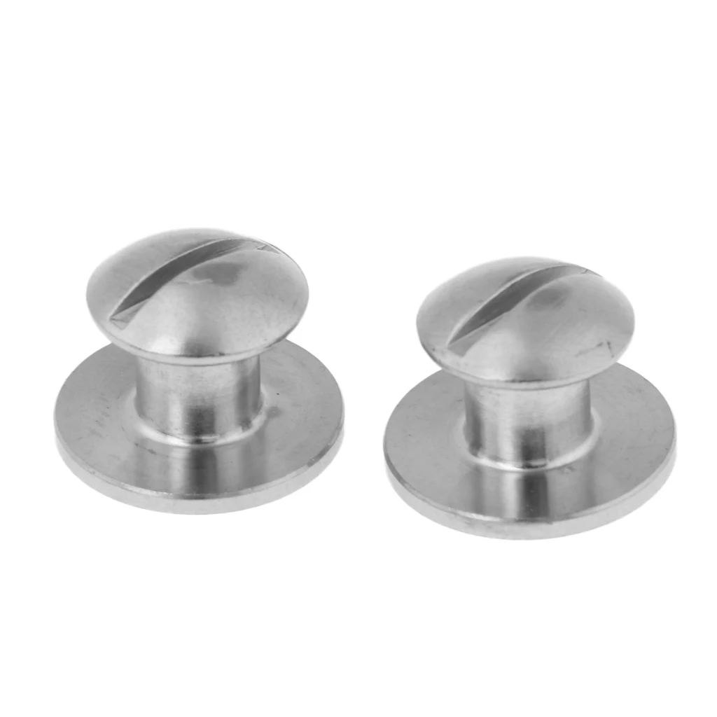 2pcs Stainless Steel Book Screw for Dive Backplate Pad &amp BCD Attachment | Спорт и развлечения