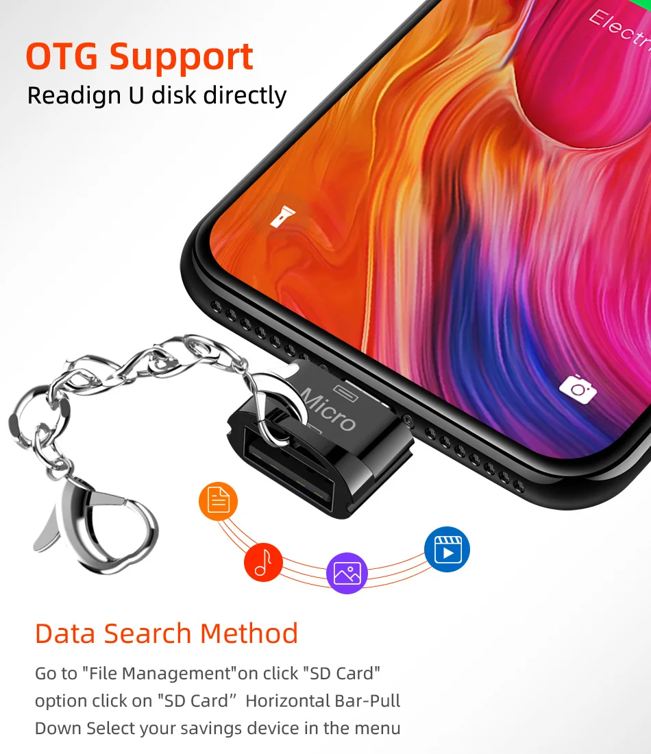 Micro USB к USB 2,0 OTG адаптер Мужской Micro USB к женскому USB 2,0 кабель конвертер для samsung A7 huawei P10 Android мобильного телефона