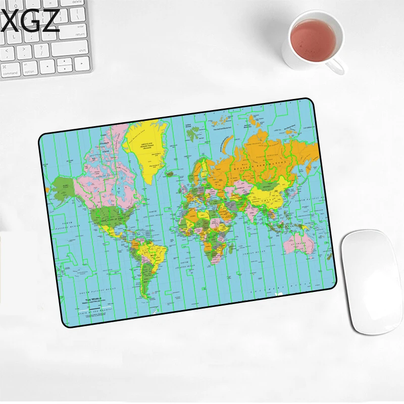 XGZ рекламная синяя карта старого мира игра Блокировка мыши коврик клавиатура Коврик для рабочего стола плеер ноутбук коврик для мыши 220x180x2 мм