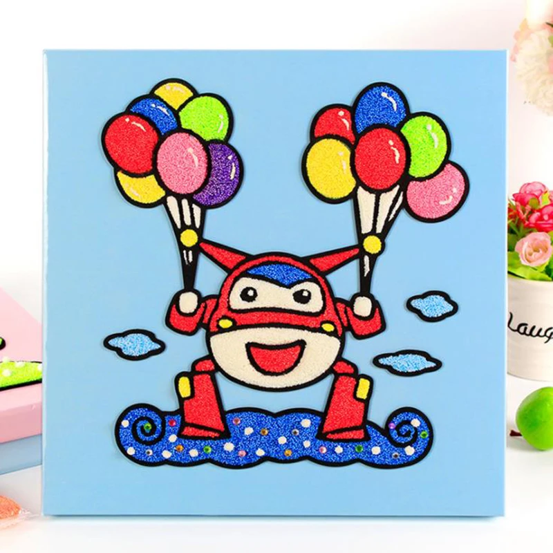 

DIY Color Sand Painting Art Creative Drawing Toys Handmade Graffiti Pearl Clay Painting Toy Art Crafts Education Toys For Kids