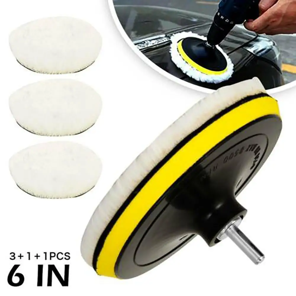 

Wool Buffing Polishing Cutting Pad for Compound, Cutting & Polishing, 100% Natural Wool, Thick and Aggressive