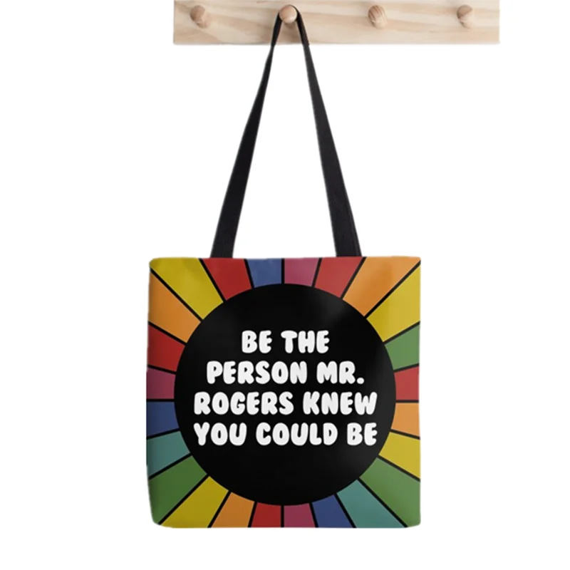 2021 Shopper Alpaca Art Tote Bag Painted Tote Bag women Harajuku shopper handbag girl Shoulder shopping bag Lady Canvas Bag