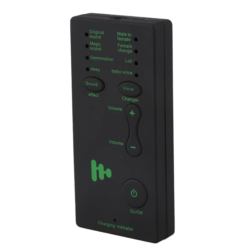  ABHU-Disguiser Phone Microphone Voice Changer Adapter 8 Voice Changeing Modes for PUBG MIC Game