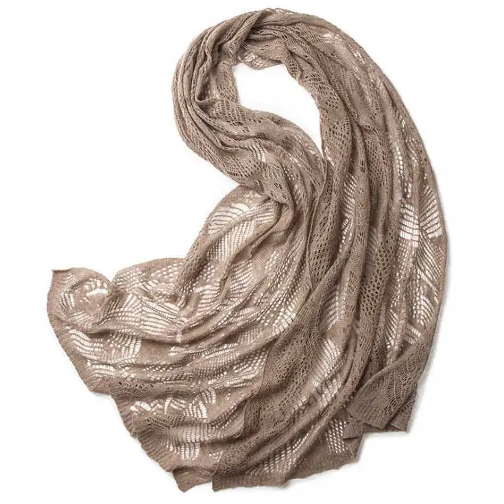 Кавме шарф из чистого кашемира для Модные женские шарфы трикотажные кашемировые женские шали кружева Ларге размер кашемир - Цвет: CAVME 3 Khaki