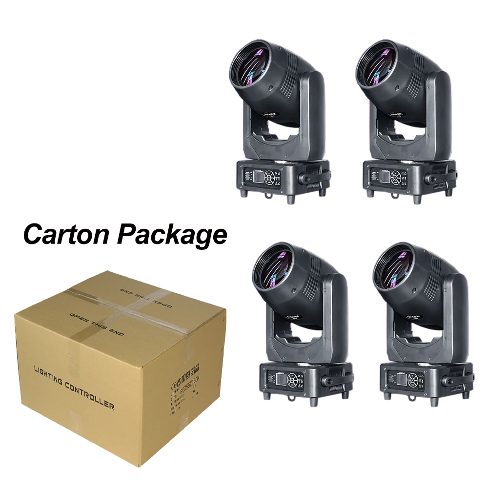 Carton Package RDM 295 Вт Профессиональный движущаяся головка светильник луч Спот сценическое освещение музыка вечерние светильник ing Effect Dj оборудование движущаяся головка луч светильник - Цвет: Carton Package