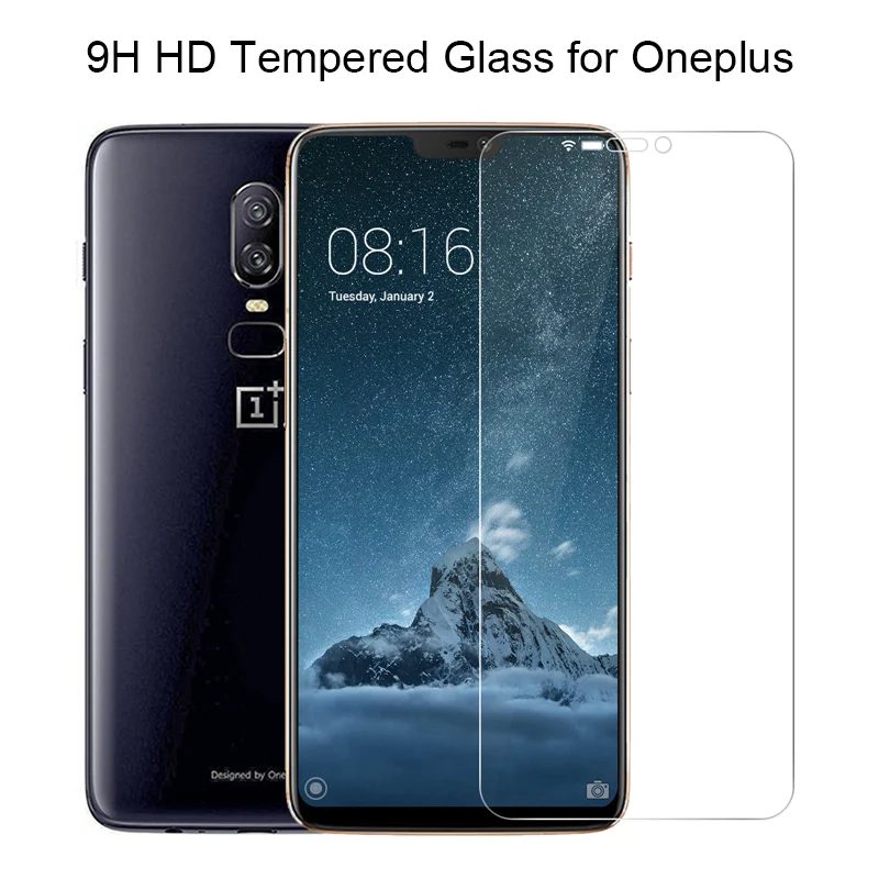 Закаленное стекло 9H жесткая Защитная пленка для экрана Oneplus 7T 6T 5T 3T Защитное 7 6 5 3 2