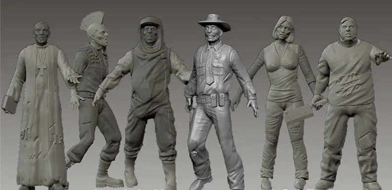 

1:35 Resin Figure Model Kit Unassambled Unpainted J