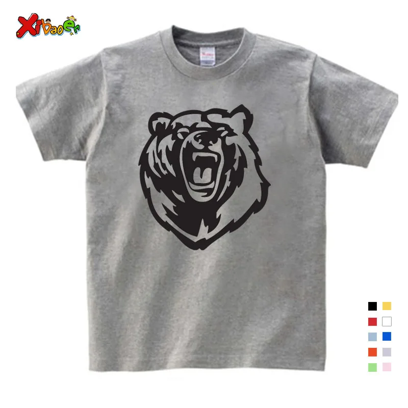 

Summer Cartoon Puppy Bear Pals Print Tee Tops for Boy Girls Clothing Children White 3D Funny T-shirt Kids T Shirt Free Shipping