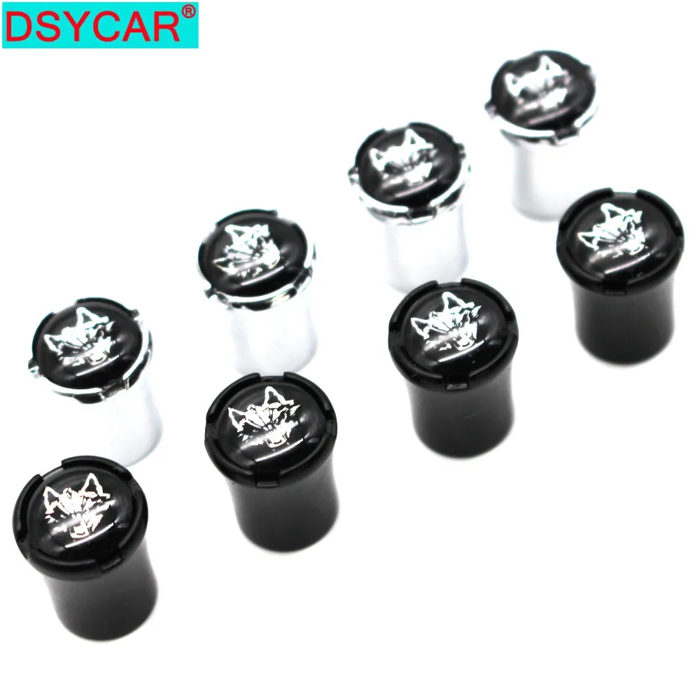 Dsycar 4pcs/set Car Styling Zinc Alloy Car Tire Valve Caps Wheel Tires