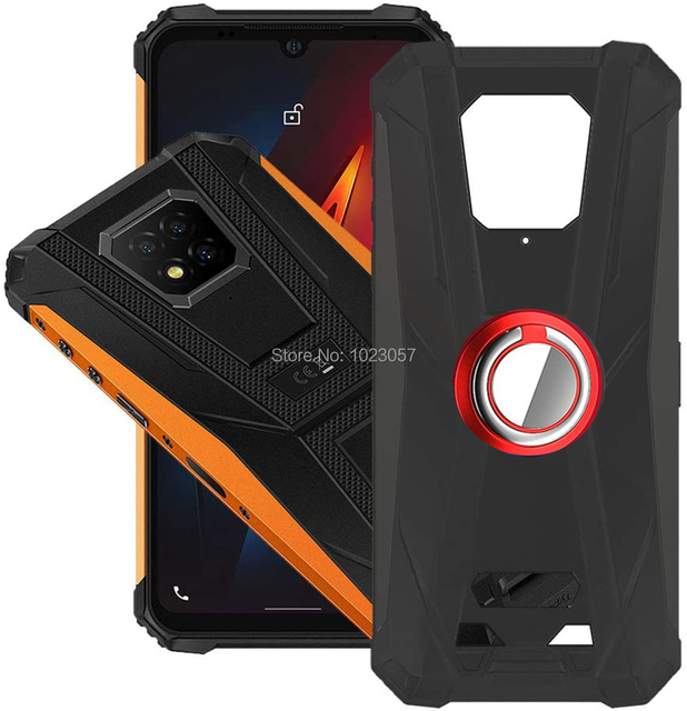 For Ulefone Armor 8 Metal Ring Finger Shockproof Cover For Ulefone Armor 8 Pro Couqe Funda Coque