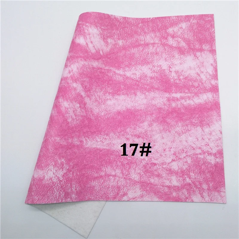 Glitterwishcome 21X29 см A4 Размер винтажная искусственная ткань, металлизированная Синтетическая кожа ткань искусственная кожа листы для бантов, GM579A - Цвет: 17