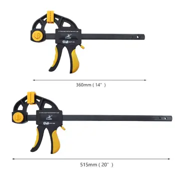 

Heavy Duty F Type Clamp Clip Quick Grip Release Adjustable Woodworking Carpenter 11UA