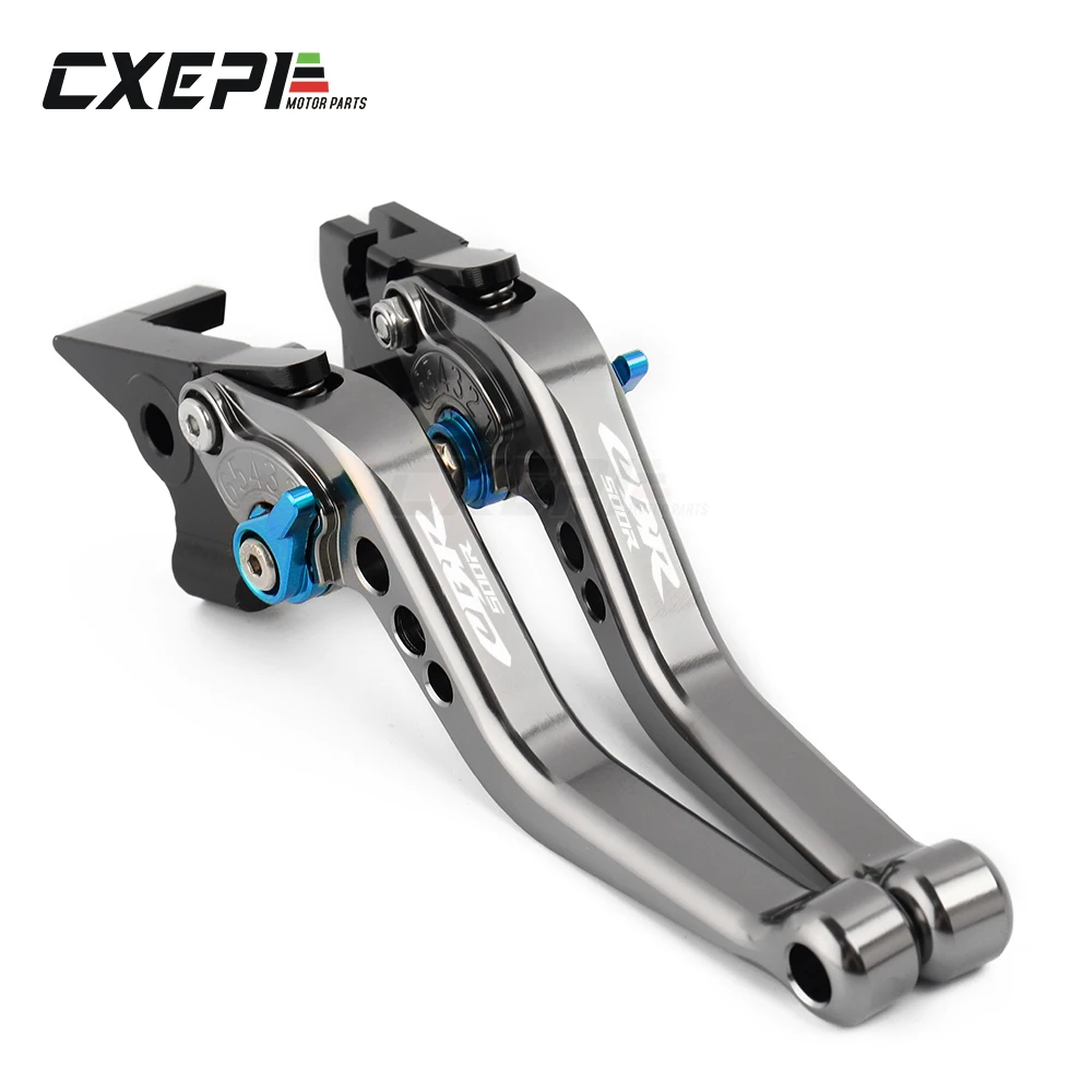 Alavancas de Freio para Motocicleta Alavancas de Embreagem e Freio Curto de Alumínio para Honda 2020 Cbr500r Cbr 500r Cb500f x 10 cordas e cabos