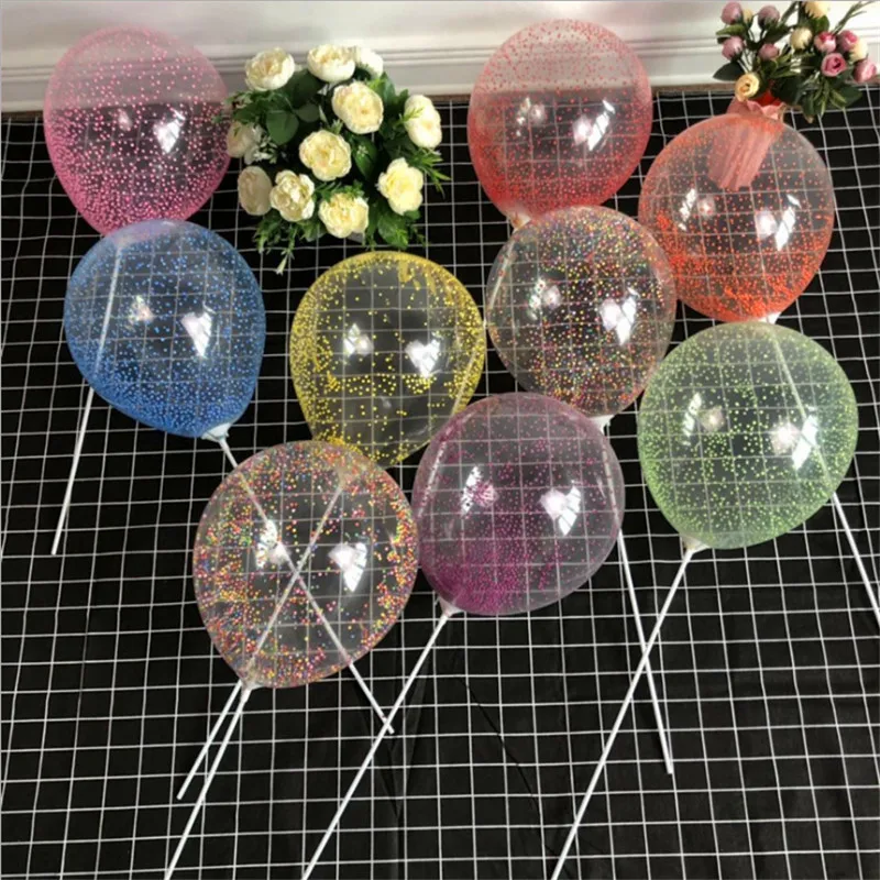 

12 дюймов гигантский прозрачный воздушных шаров из латекса, гелия Baby Shower одежда для свадьбы, дня рождения украшения