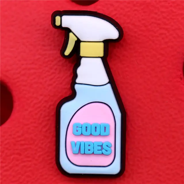 Single Sale 1pcs Medical Supplies PVC Shoe Charms Cute Stethoscope Syringe Shoe Buckle Decoration Jibz fit Croc Kids X-mas Gifts U172-11