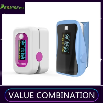 

PROMISE M160+F9S Household Health Monitors Finger Pulse Oximeter ABS Silicone Sensor Equipment Pulsioximetro