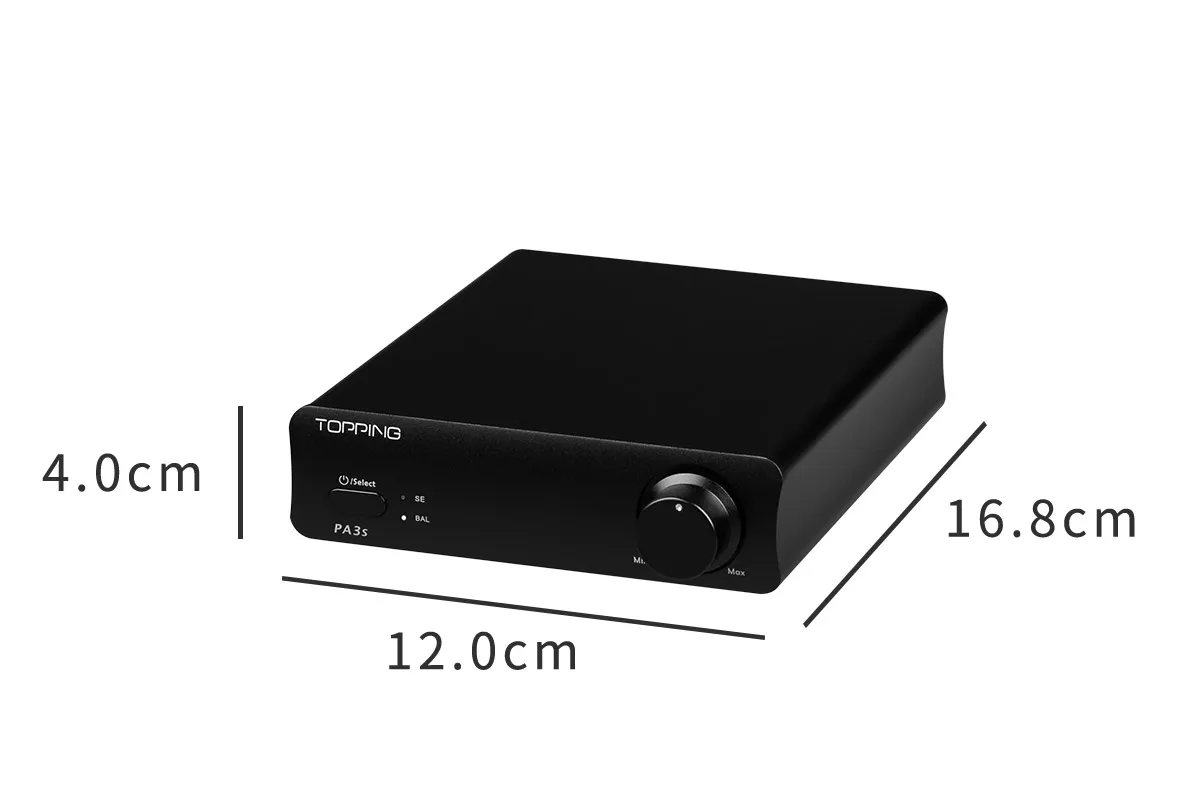 TOPPING PA3S Power Amplifier 2xMA12070 Fully Balanced Class D Amplifier 80W*2 surround sound amplifier