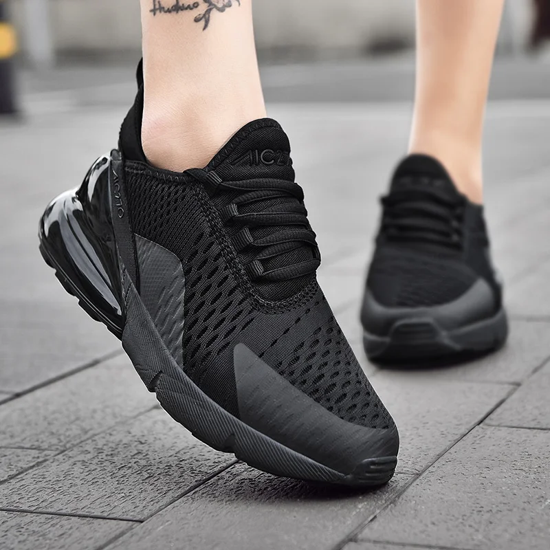 Top quality Women Casual Shoes Fashion Women Sneakers Breathable Mesh Walking Shoes Men Lace Up Flat Shoes