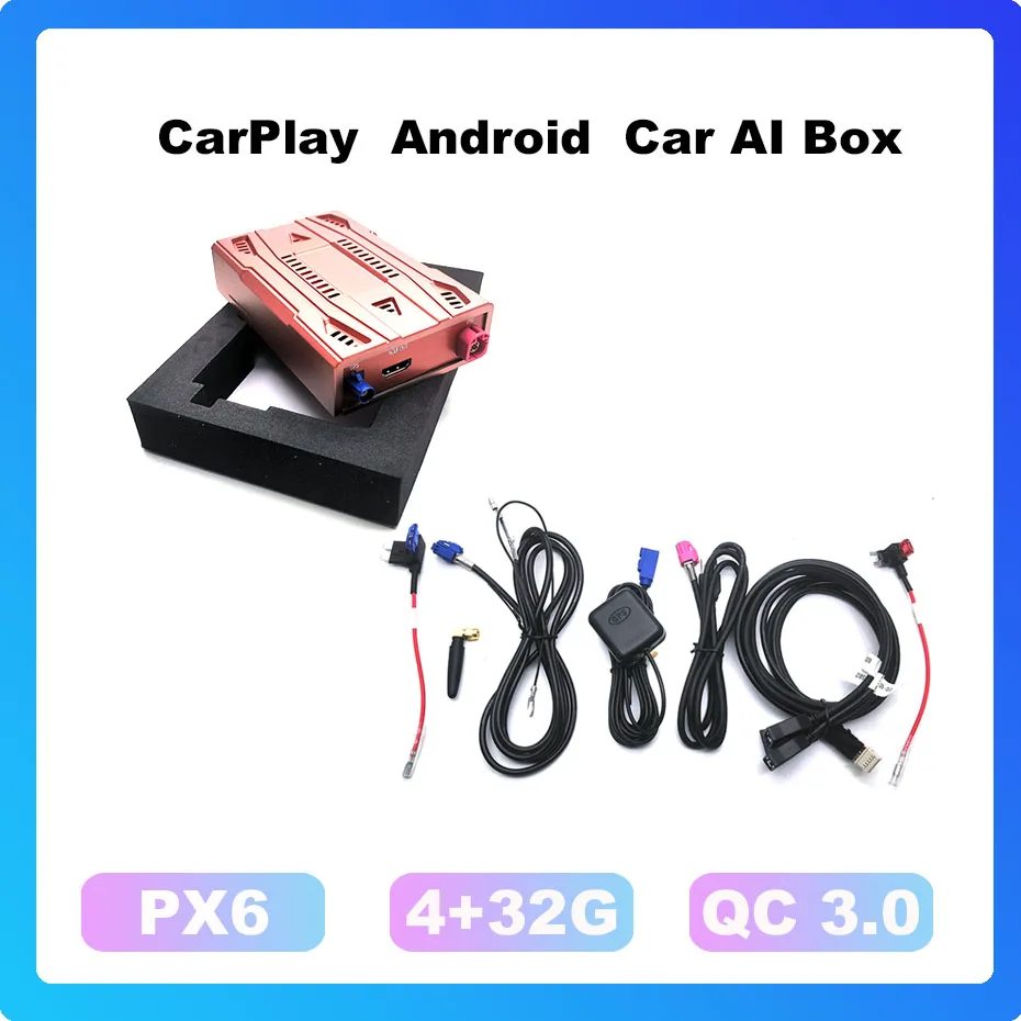 For Chery TIGGO 8 New Upgrade 4+32G Carplay Box Universal Car Android System Car-Play USB AI Box All metal fuselage