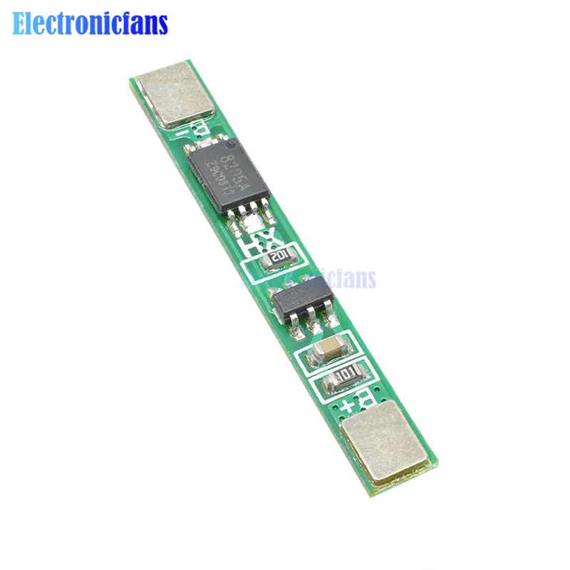 10 шт. 1S 3 7 V 2.5A литиевая батарея Защитная плата BMS PCM PCB полимерный разрядный литий