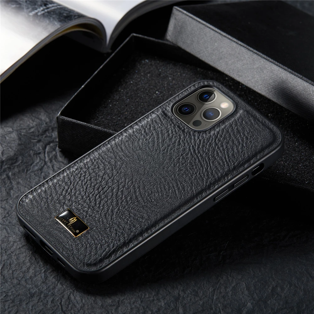 Ultra Thin Men's Pu Leather Soft Case For All iPhone Phone Cover - skycover