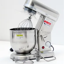 10 литров Электрический миксер для еды из нержавеющей стали для взбивания яиц бытовой Коммерческий Миксер Для Теста 3 головки Замена 220 в 110 В