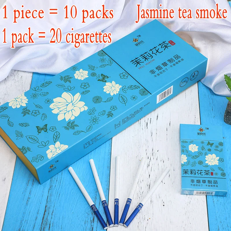tea smoke tobacco Thick Healthy Jasmine Tea Smoke Smoking Cessation 100