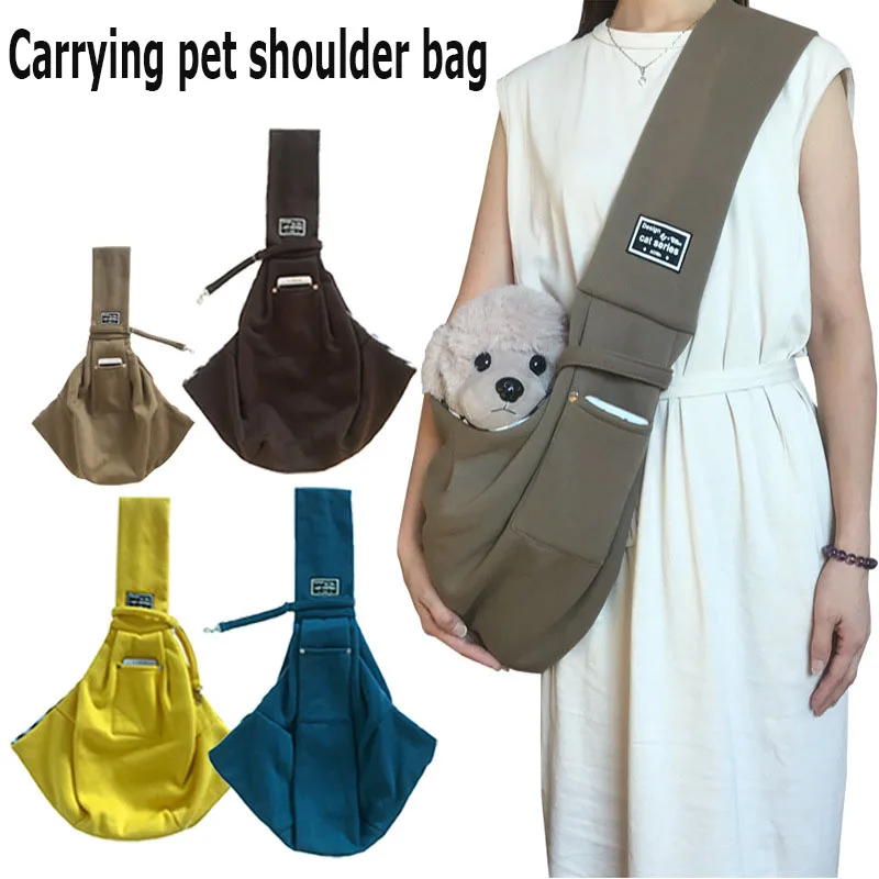 Bolsa portátil para mascotas, fácil de llevar, para mascotas gato Conejo, sling puppy Bag shoulder bag
