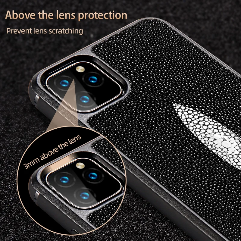 Чехол Stingray для iphone 11 из натуральной кожи, защитный противоударный чехол для iphone 11 pro, чехол для MAX XR