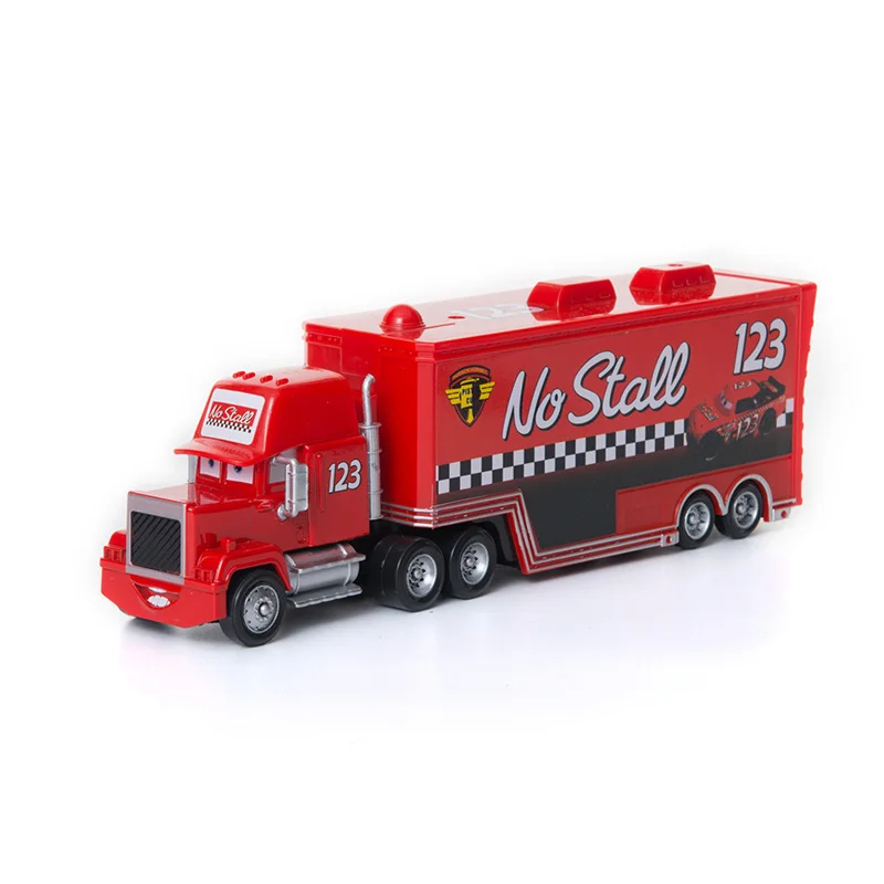 Автомобили disney Pixar Тачки 2 3 игрушки № 35 Mack Uncle Truck Lightning McQueen Jackson Storm 1:55 литой модельный автомобиль игрушки детские подарки - Цвет: NO. 123 Truck