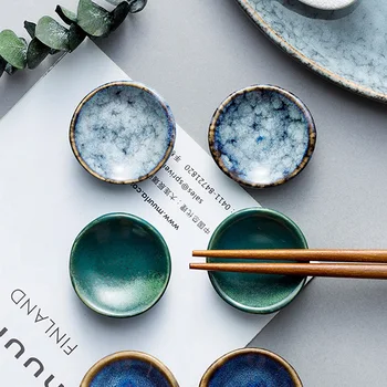 

1PC Japanese Style Ceramic Oval Ingot Chopstick Rest Holder Study Pen Rack DIY Home Decoration Supplies